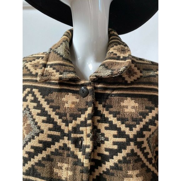 Chicos Design Womens Jacket Coat Multicolor Brown - Picture 8 of 12